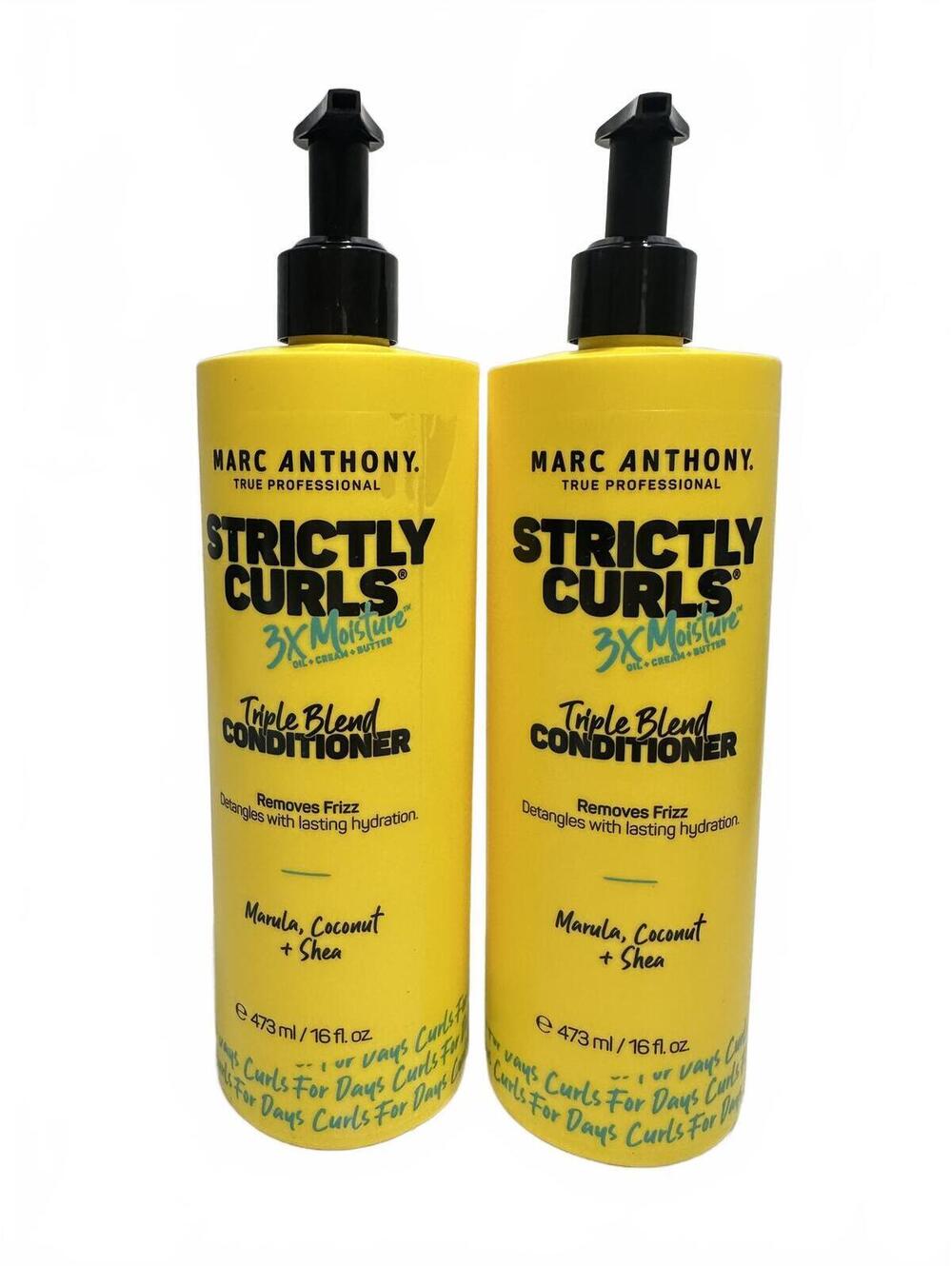 Marc Anthony Strictly Curls Triple Blend Conditioner 473ml Duo New